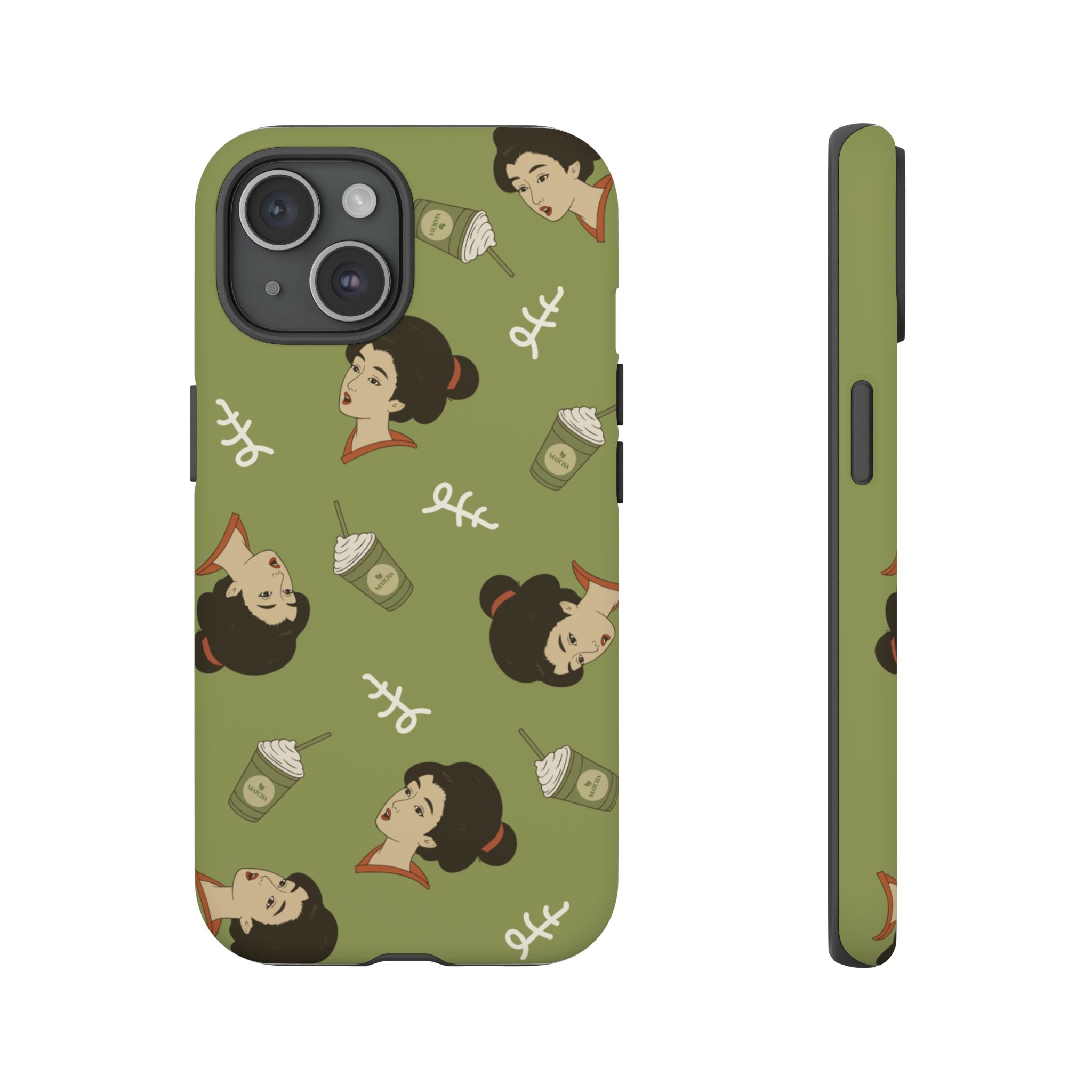 Charming Geisha iPhone Case | Matcha