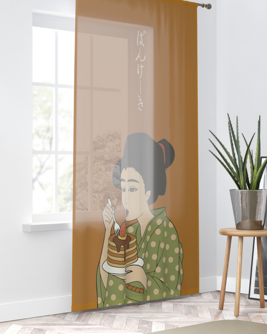 Sheer Window Curtain | Pancake