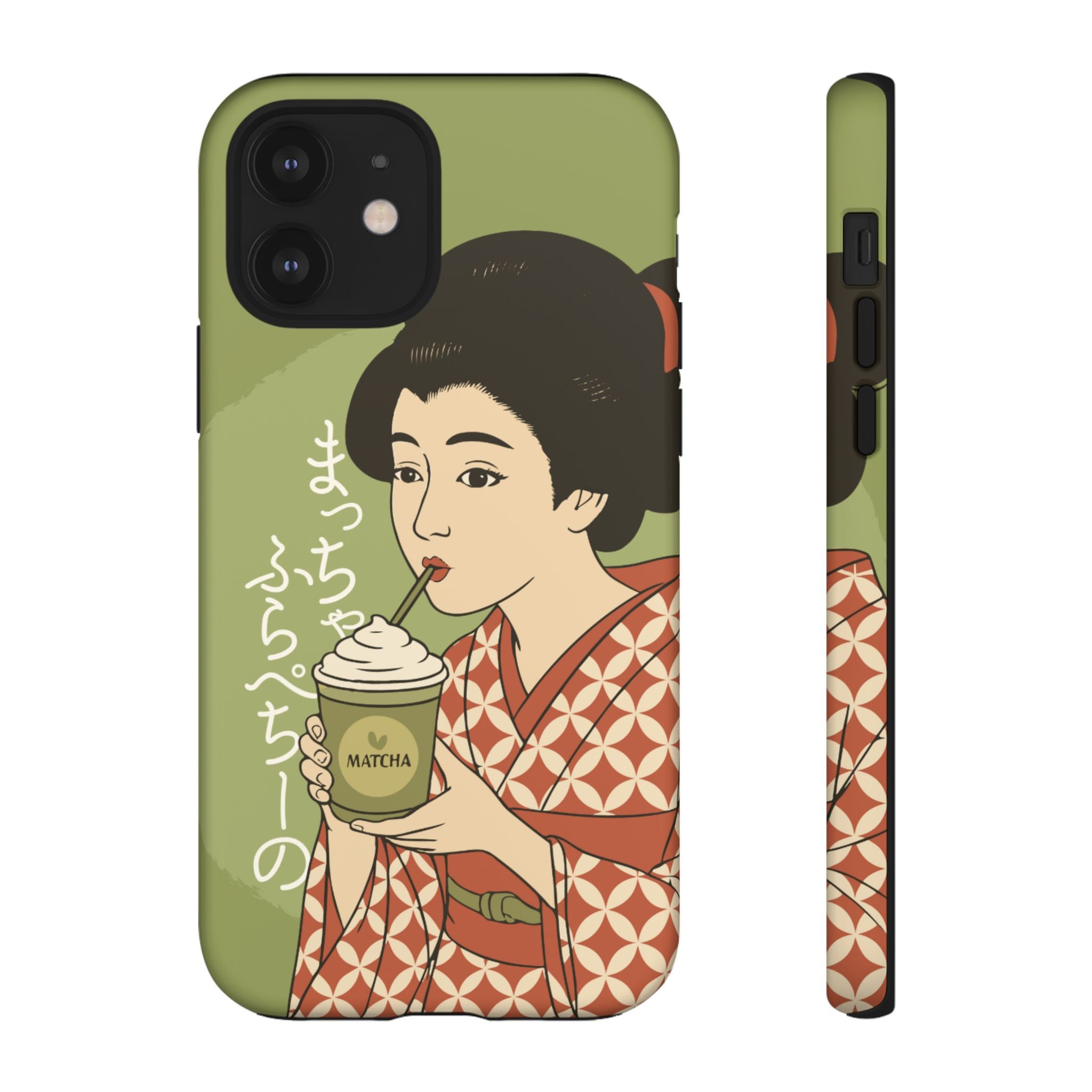 Charming Geisha iPhone Case | Matcha Frappuccino