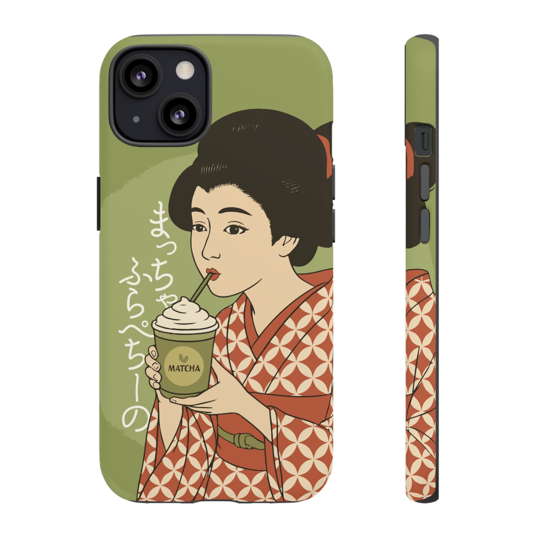 Charming Geisha iPhone Case | Matcha Frappuccino