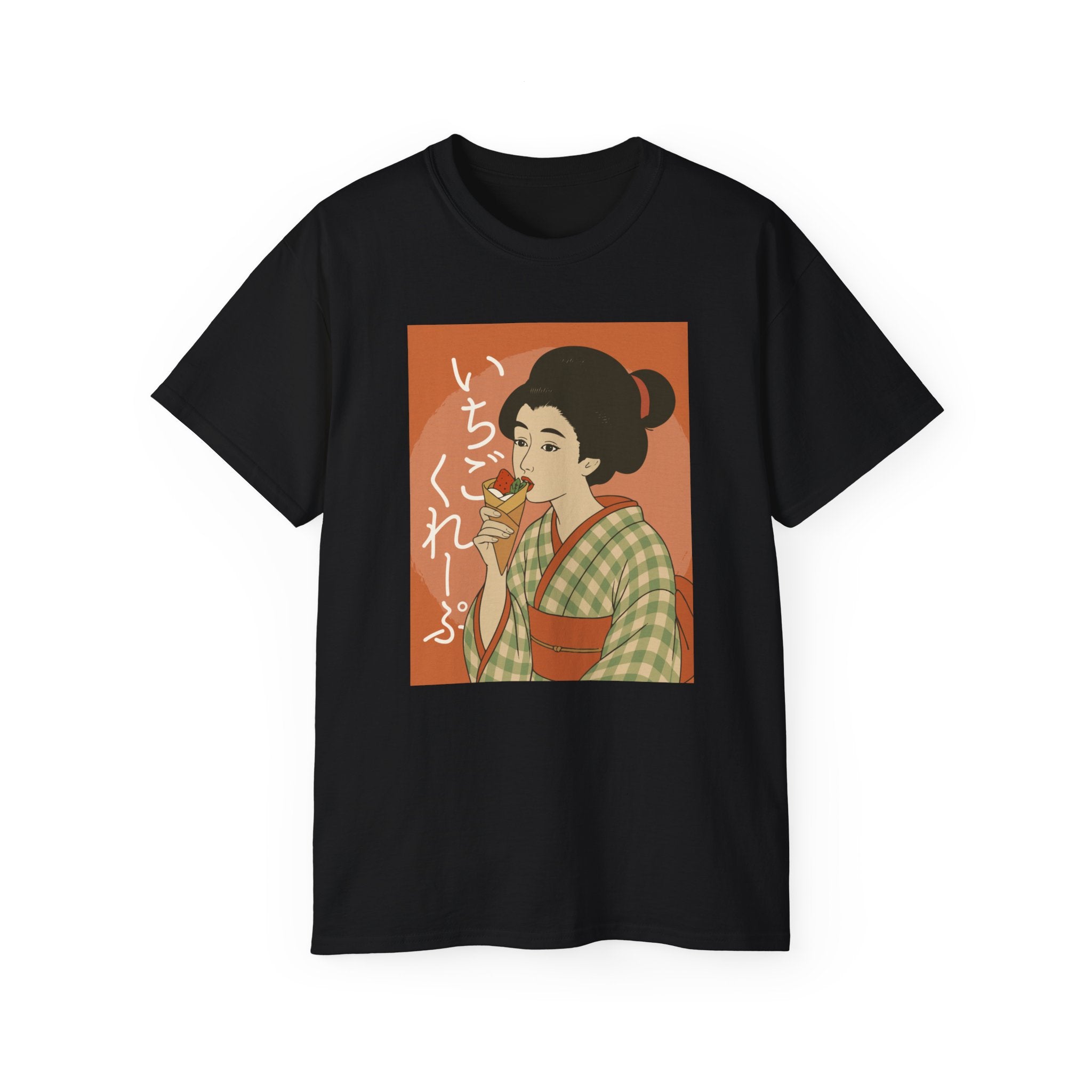 Charming Geisha Unisex Tee | Strawberry Crepe