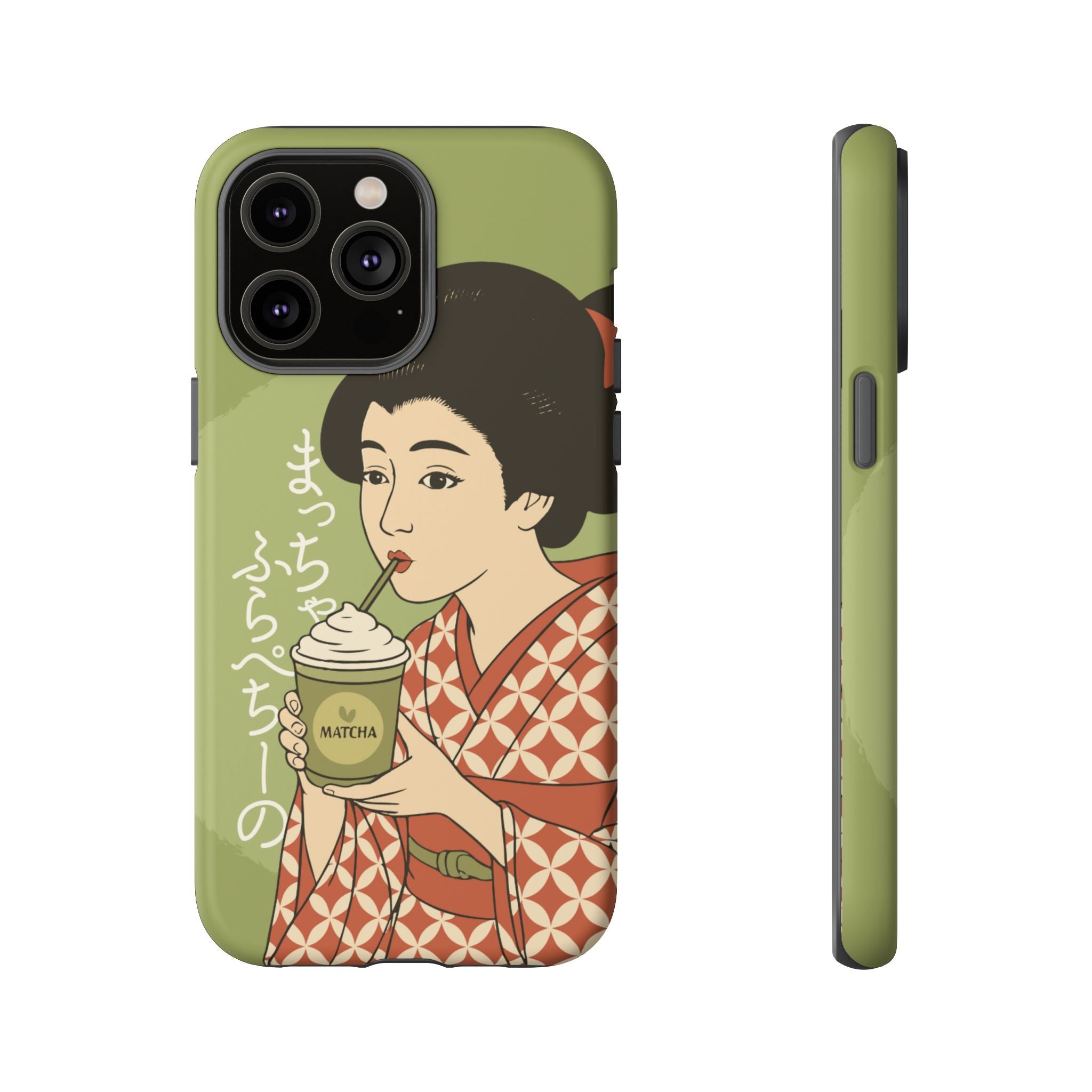 Charming Geisha iPhone Case | Matcha Frappuccino