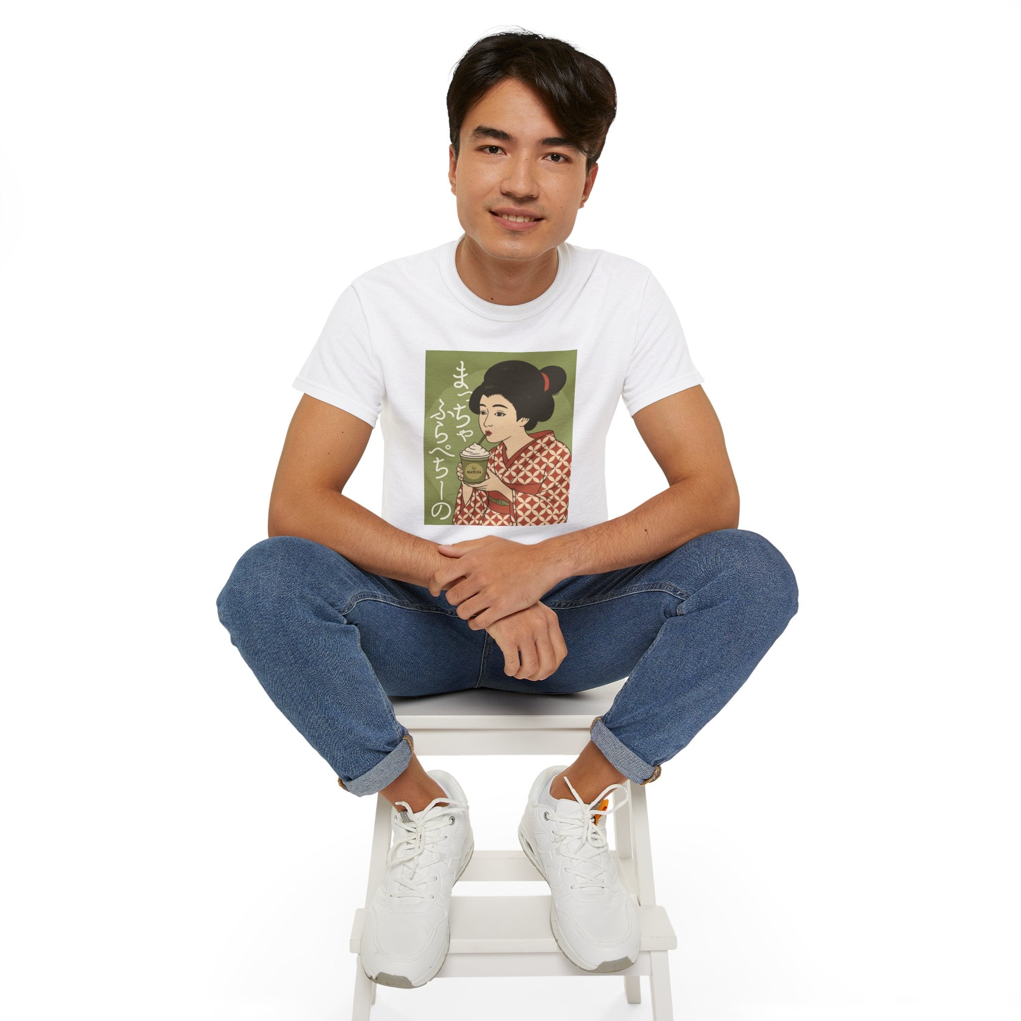 Charming Geisha Unisex Tee | Matcha