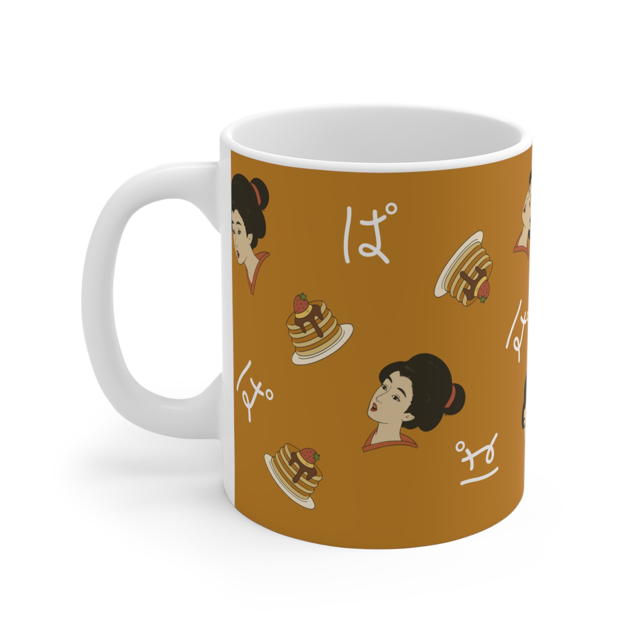 Charming Geisha Ceramic Mug | Pancake
