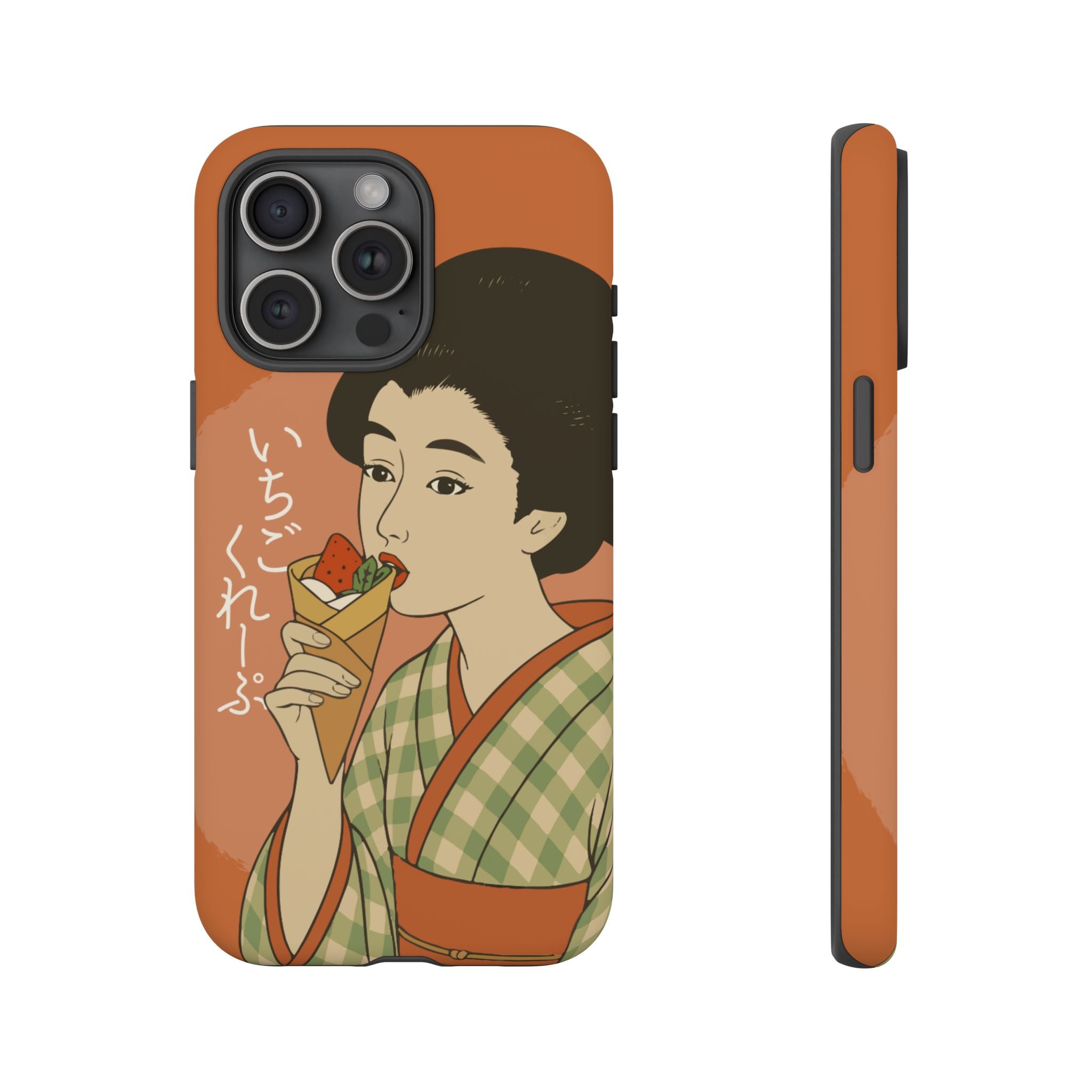 Charming Geisha iPhone Case | Strawberry Crepe
