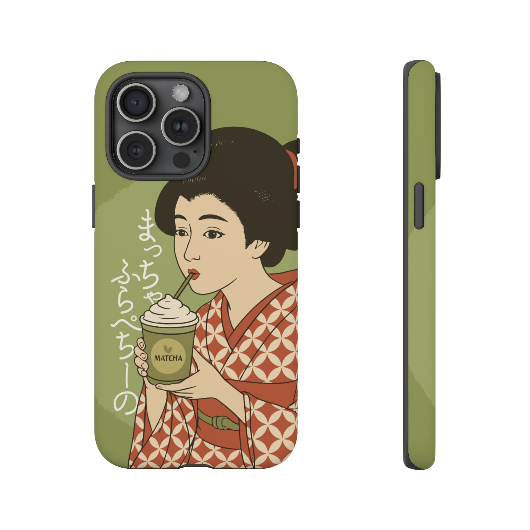 Charming Geisha iPhone Case | Matcha Frappuccino