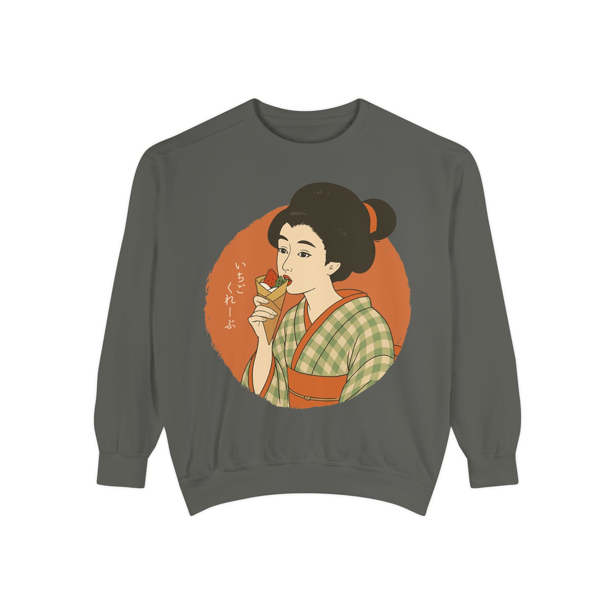 Charming Geisha Sweatshirt | Strawberry Crepe