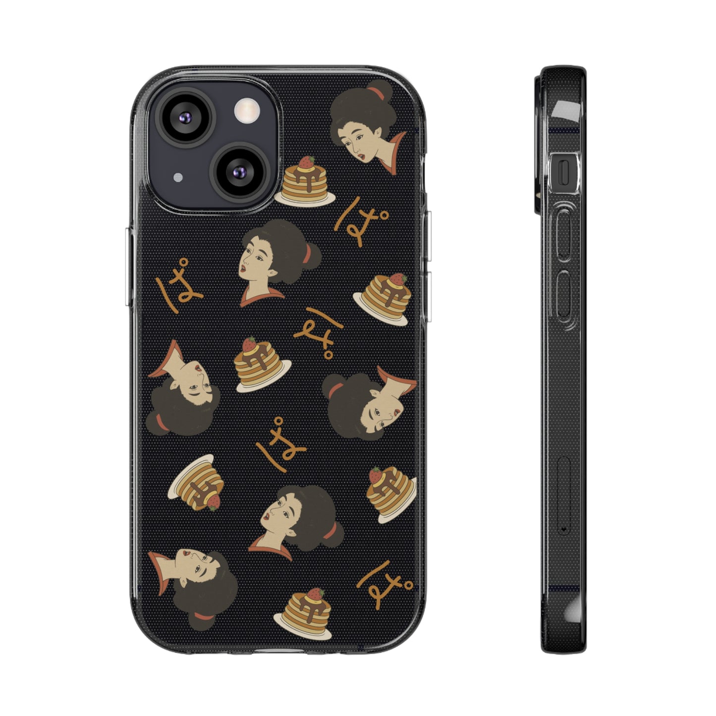 Charming Geisha Clear Silicone iPhone Case | Pancake
