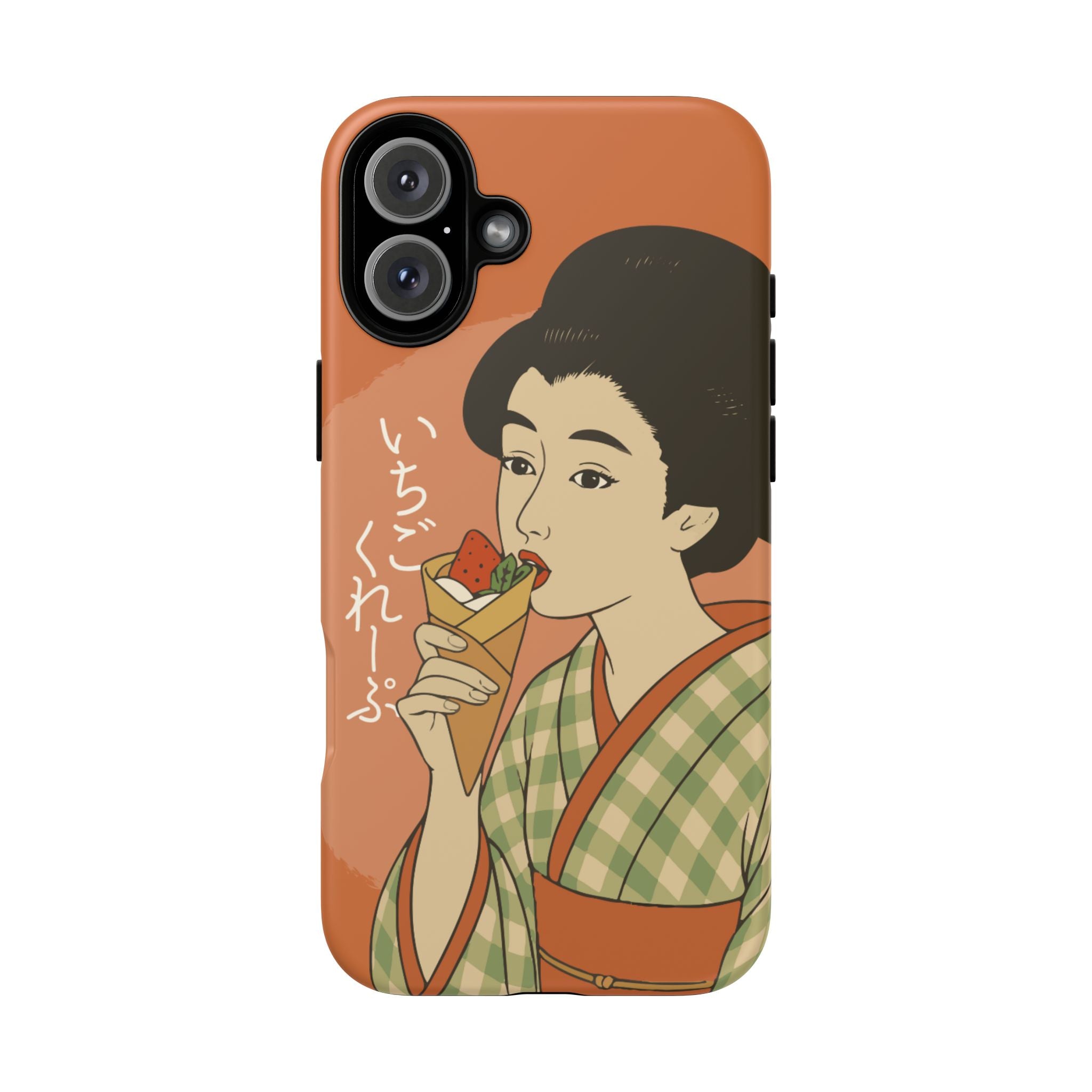 Charming Geisha iPhone Case | Strawberry Crepe