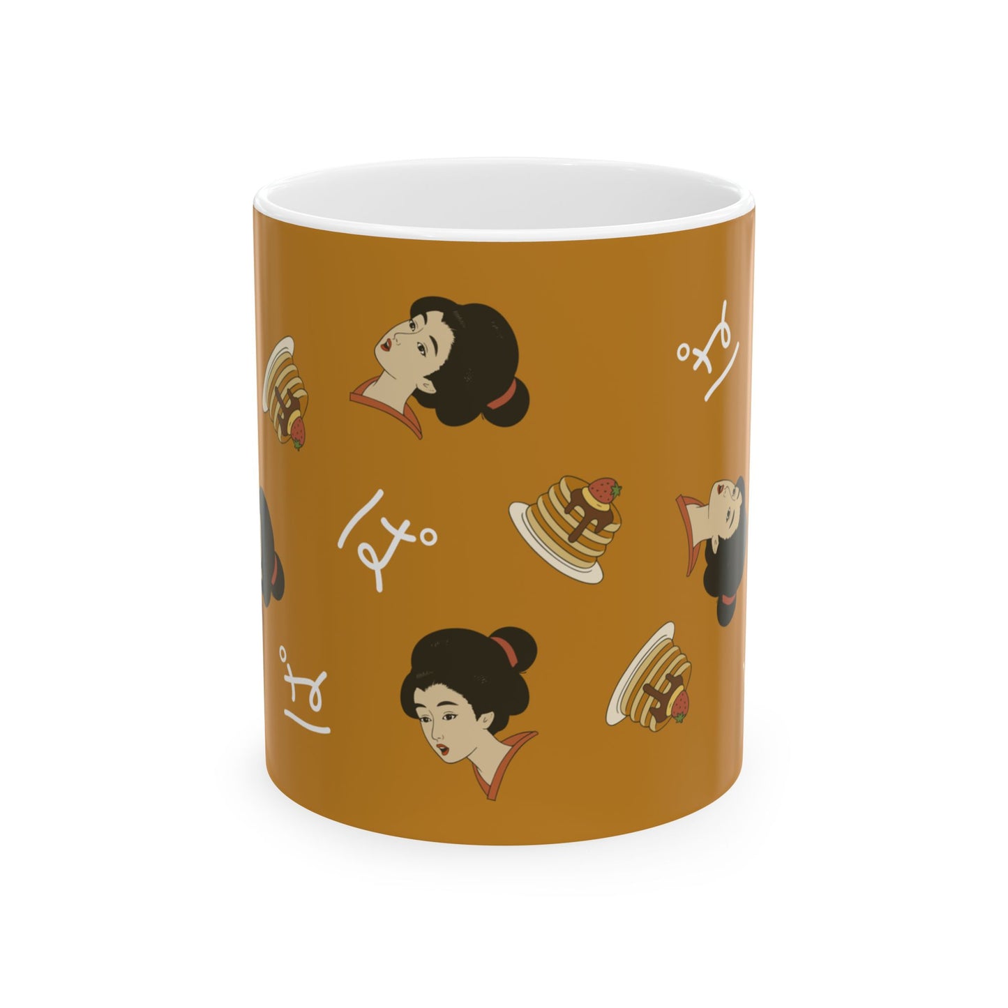 Charming Geisha Ceramic Mug | Pancake