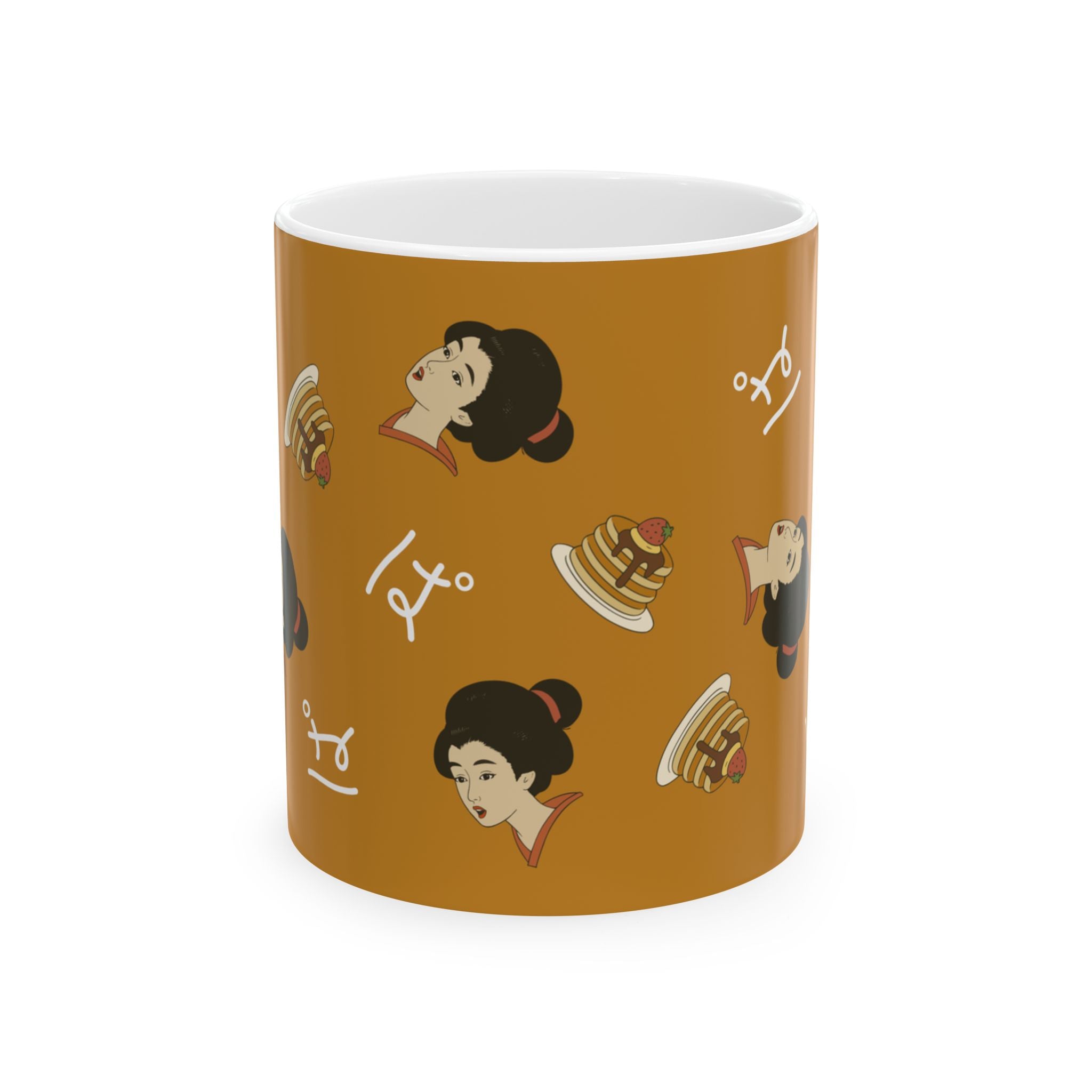 Charming Geisha Ceramic Mug | Pancake