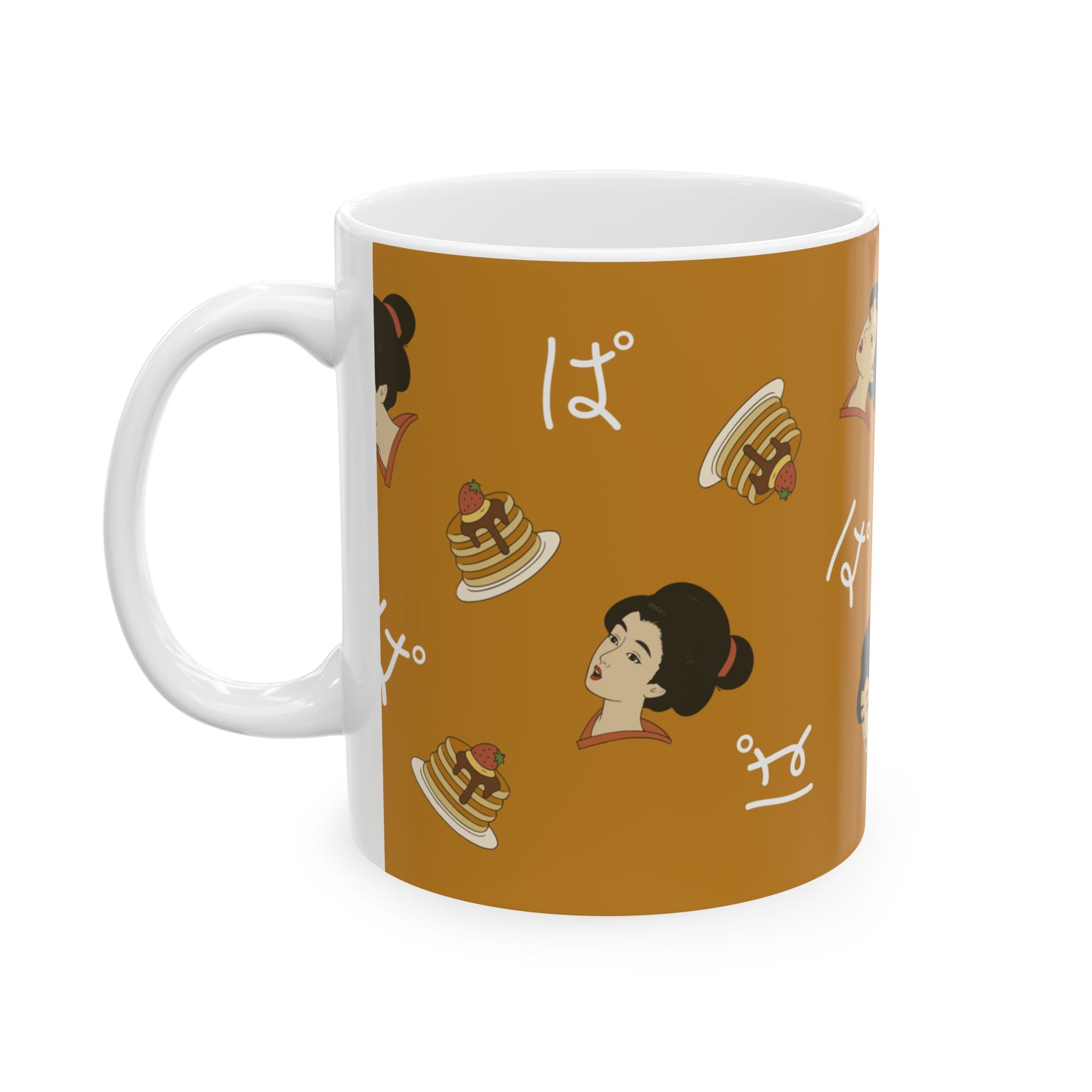 Charming Geisha Ceramic Mug | Pancake