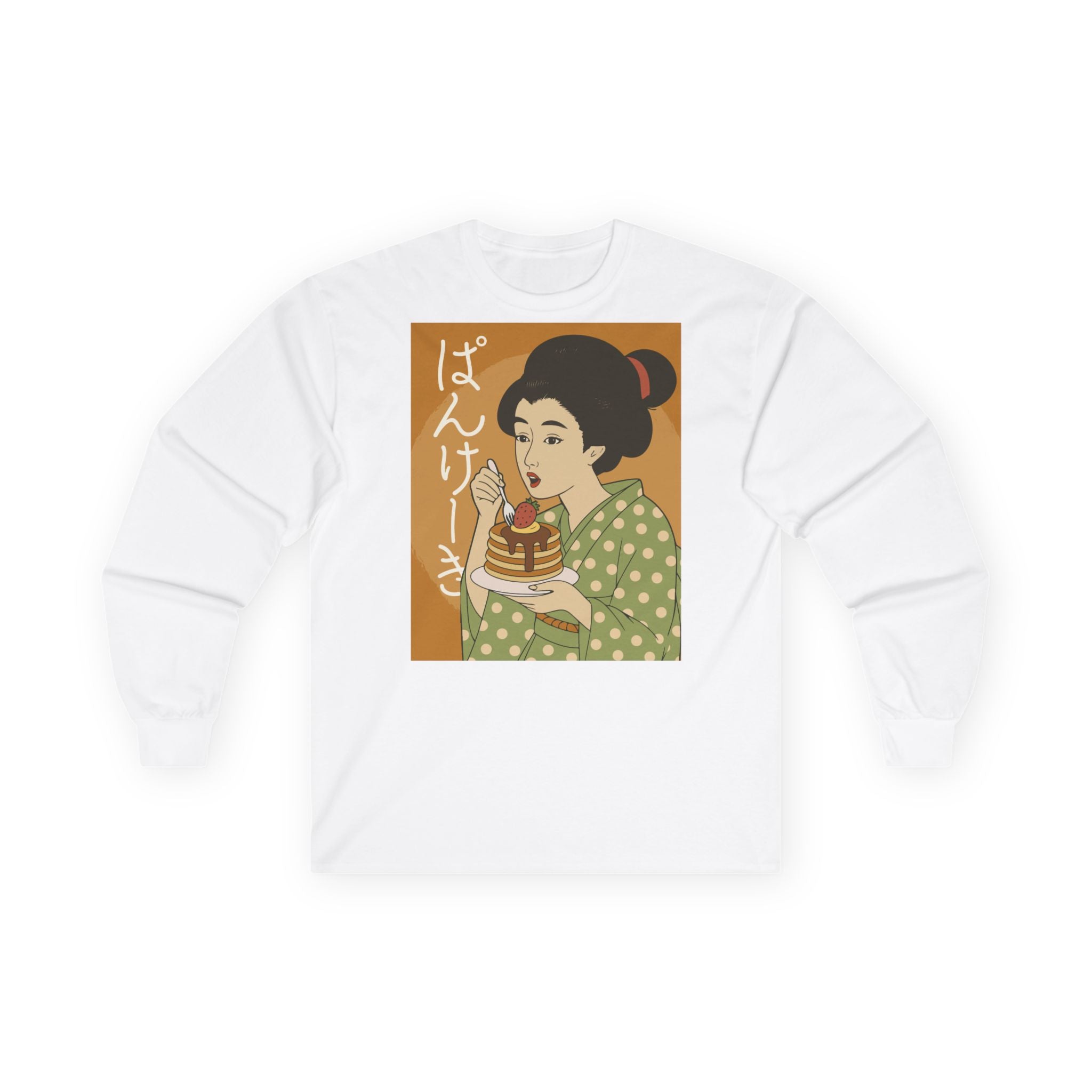 Charming Geisha Unisex Long Sleeve Tee | Pancake