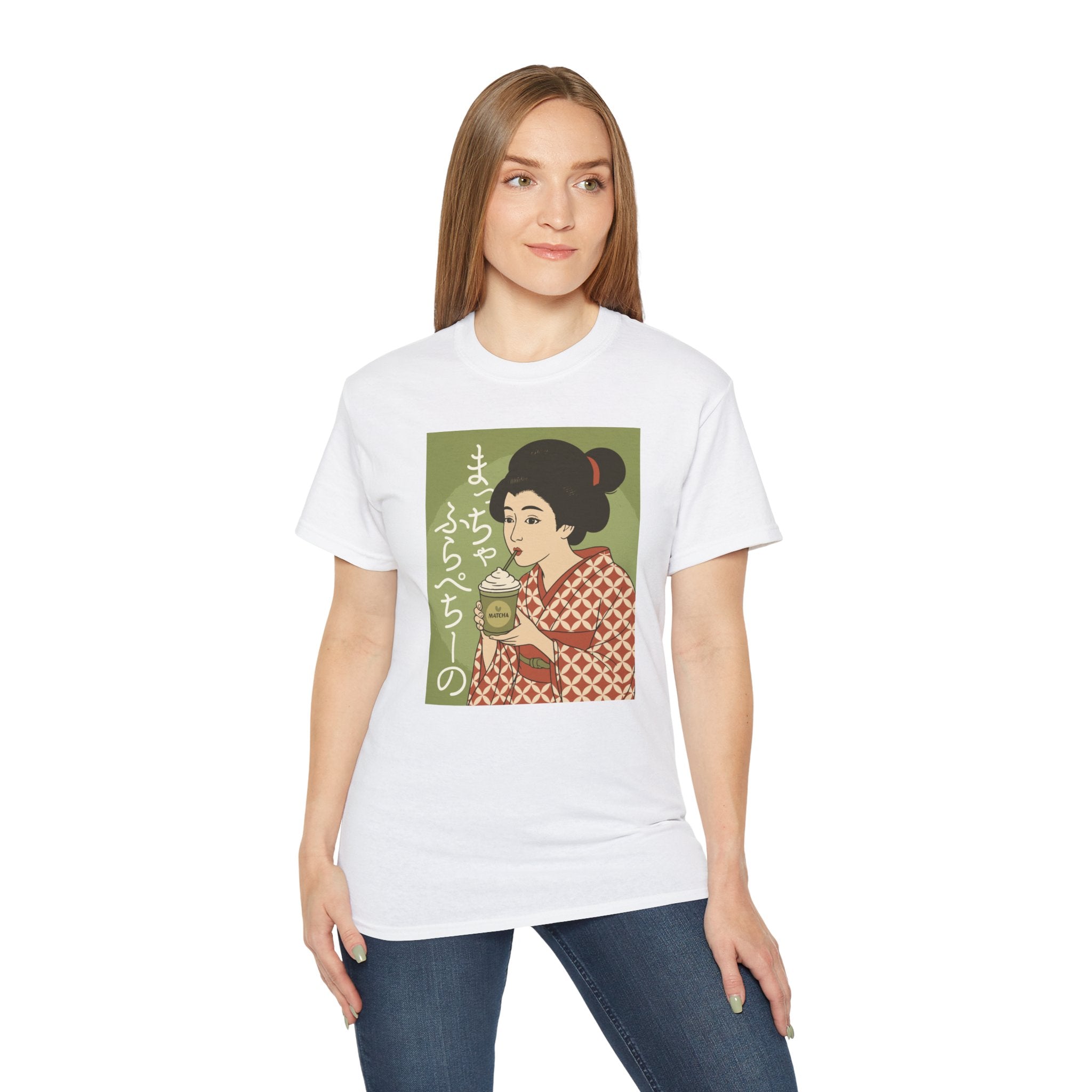Charming Geisha Unisex Tee | Matcha