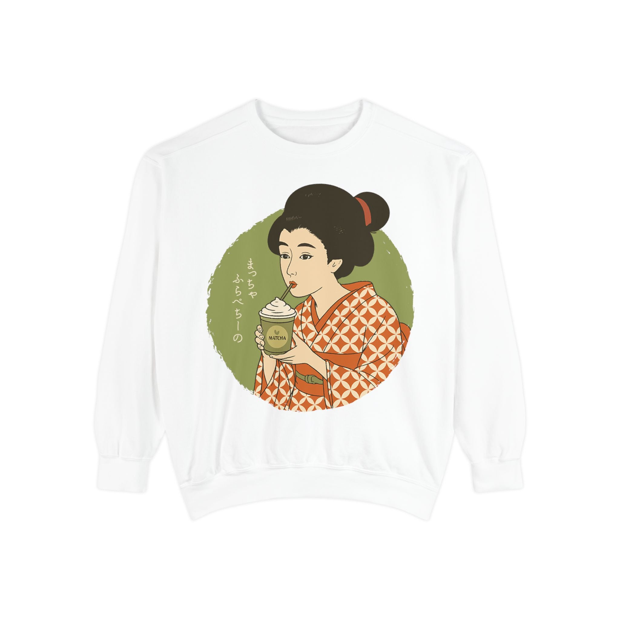 Charming Geisha Sweatshirt | Matcha Frappuccino
