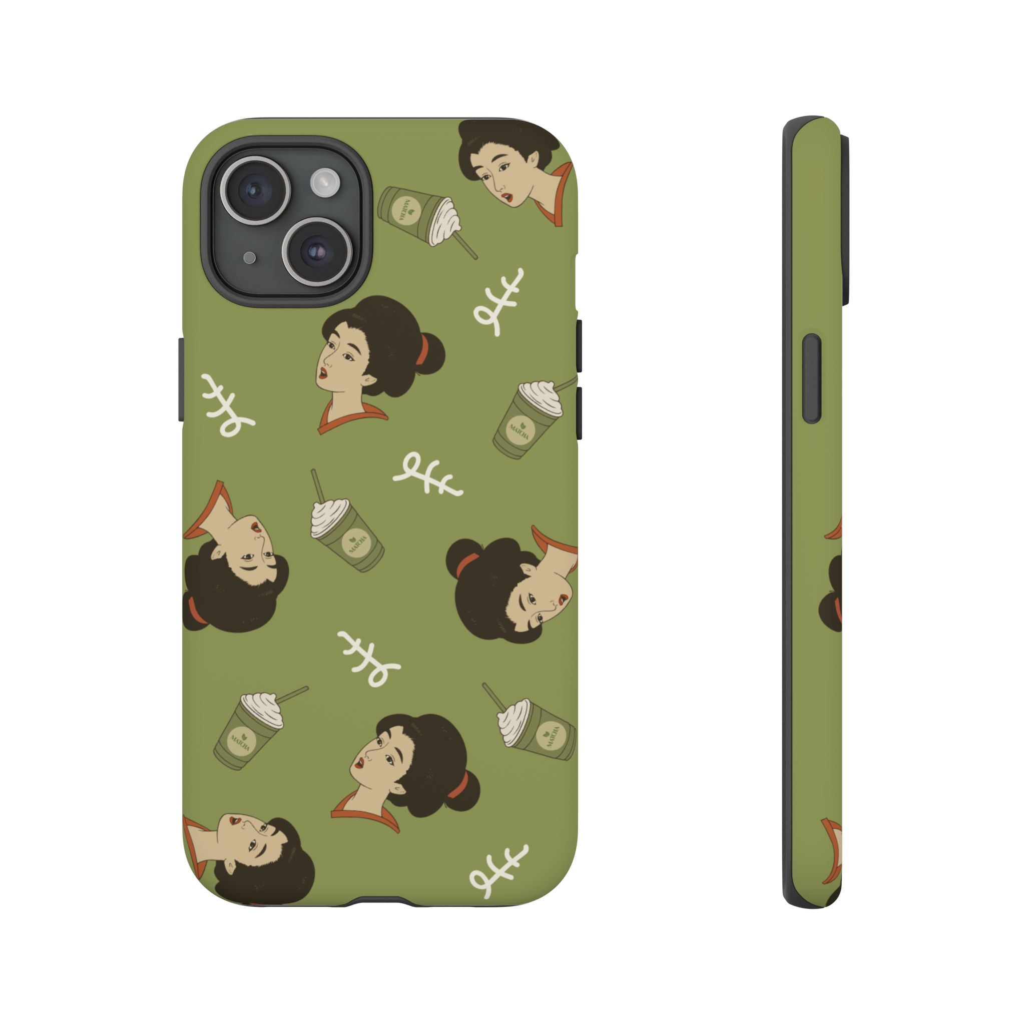Charming Geisha iPhone Case | Matcha