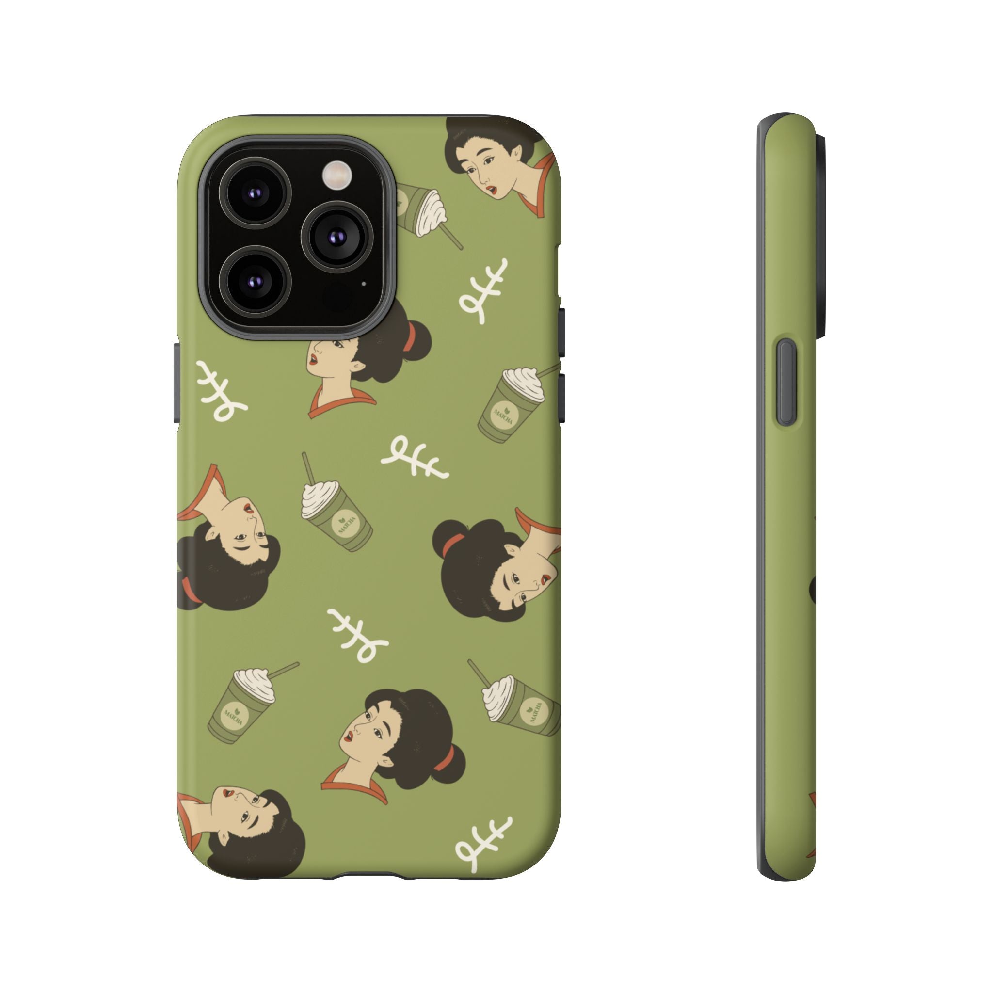Charming Geisha iPhone Case | Matcha