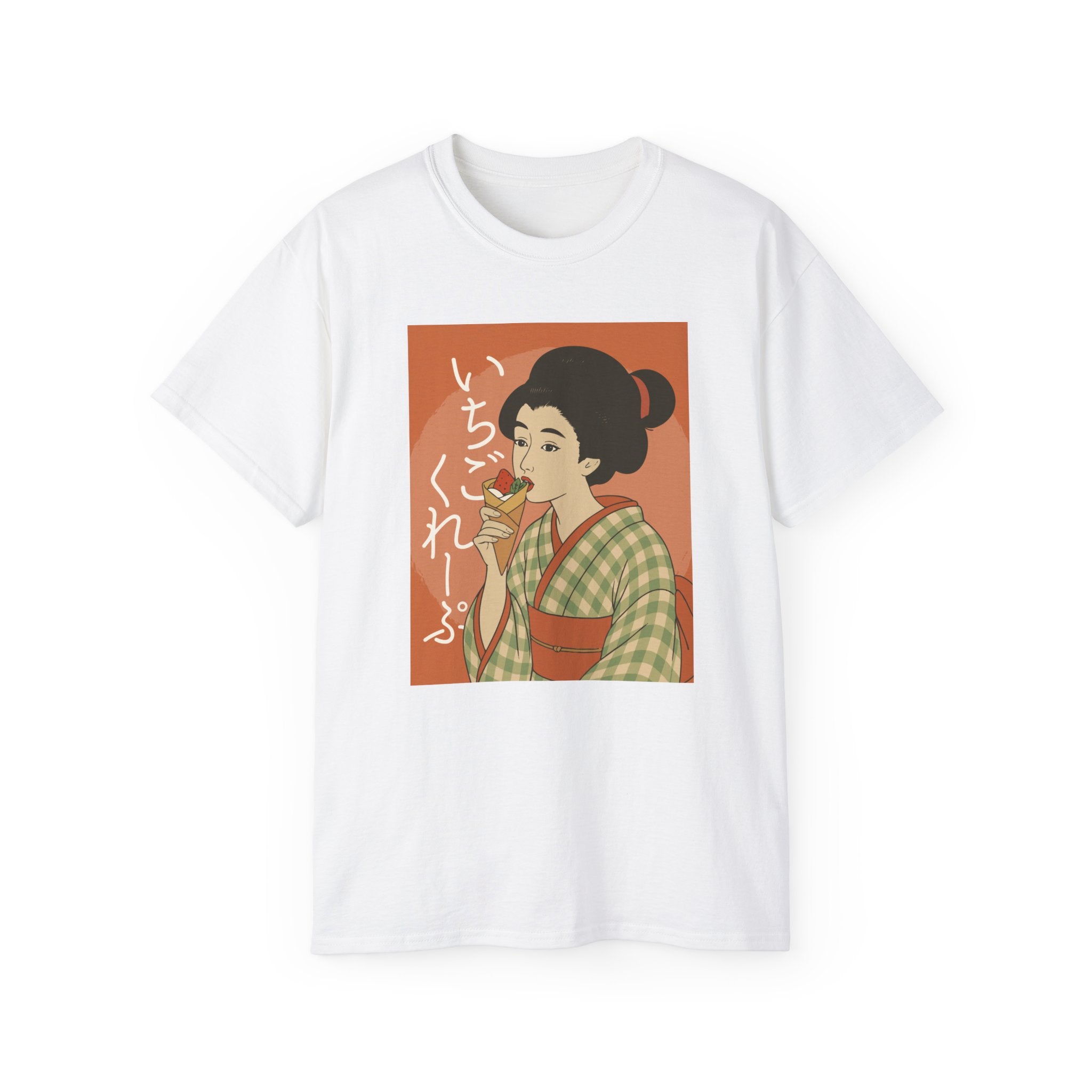 Charming Geisha Unisex Tee | Strawberry Crepe