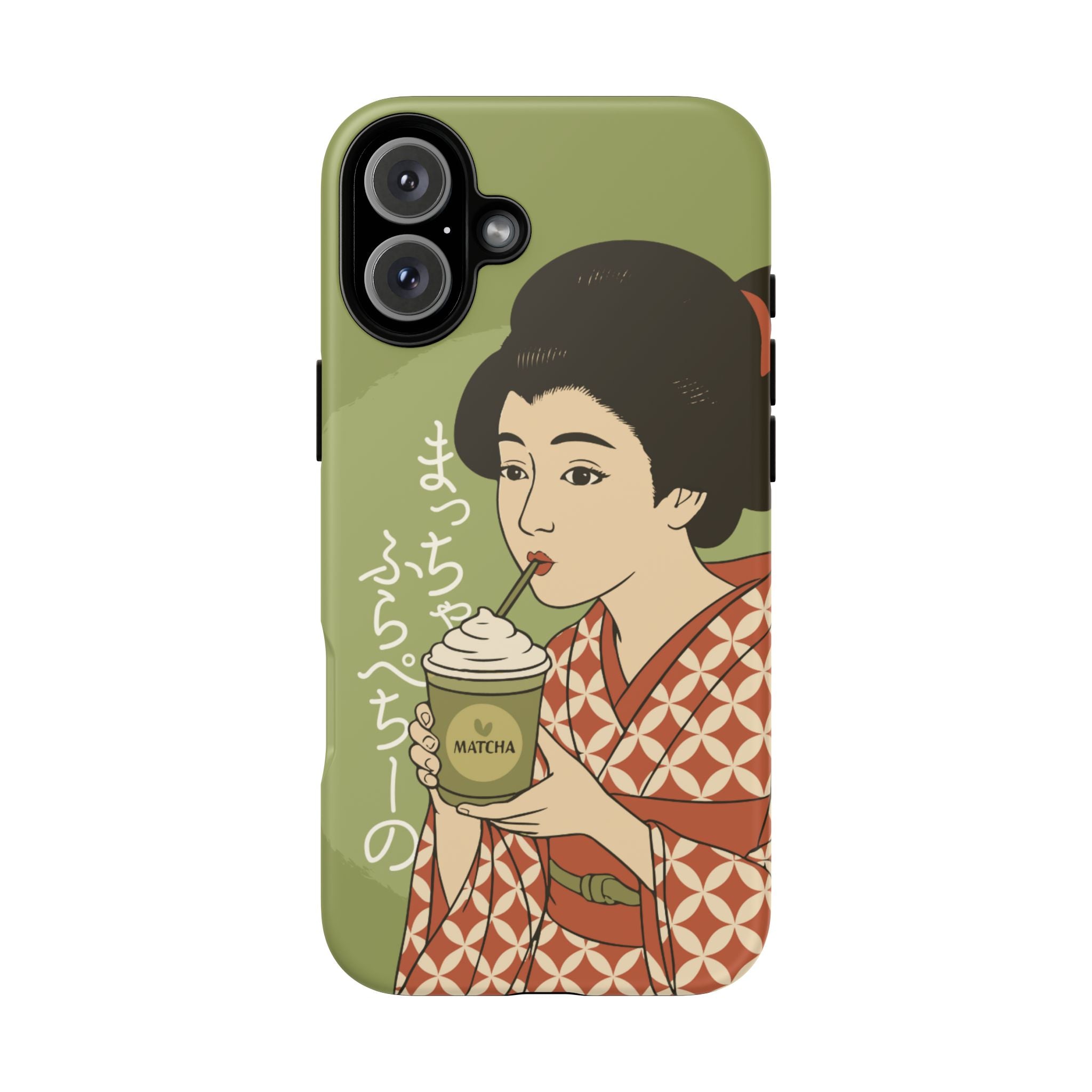 Charming Geisha iPhone Case | Matcha Frappuccino