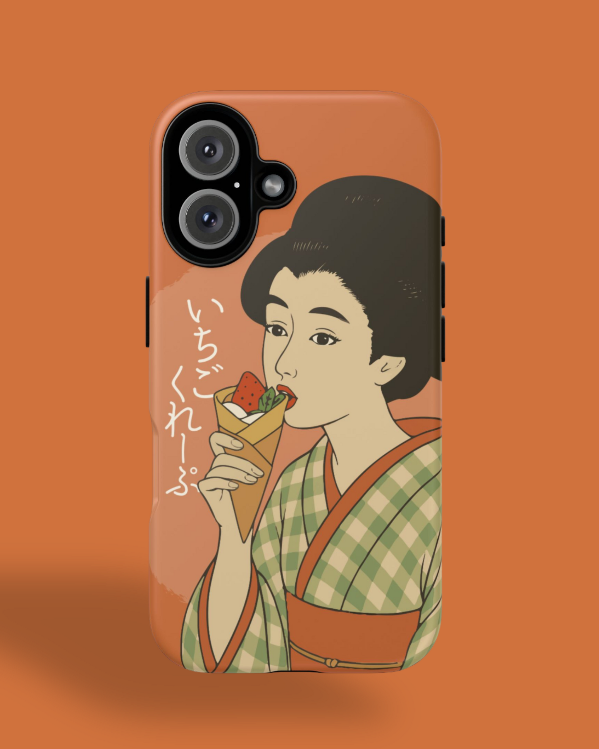 Charming Geisha iPhone Case | Strawberry Crepe