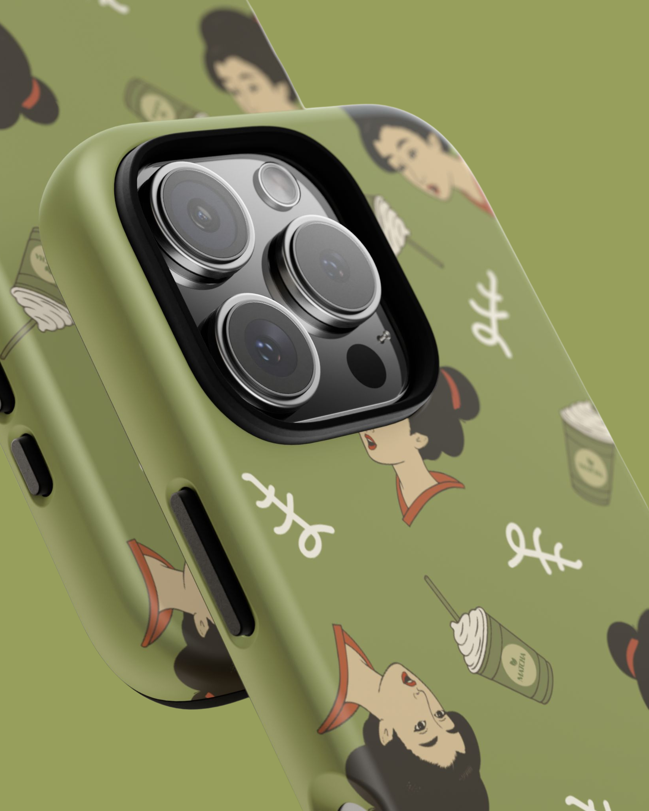 Charming Geisha iPhone Case | Matcha