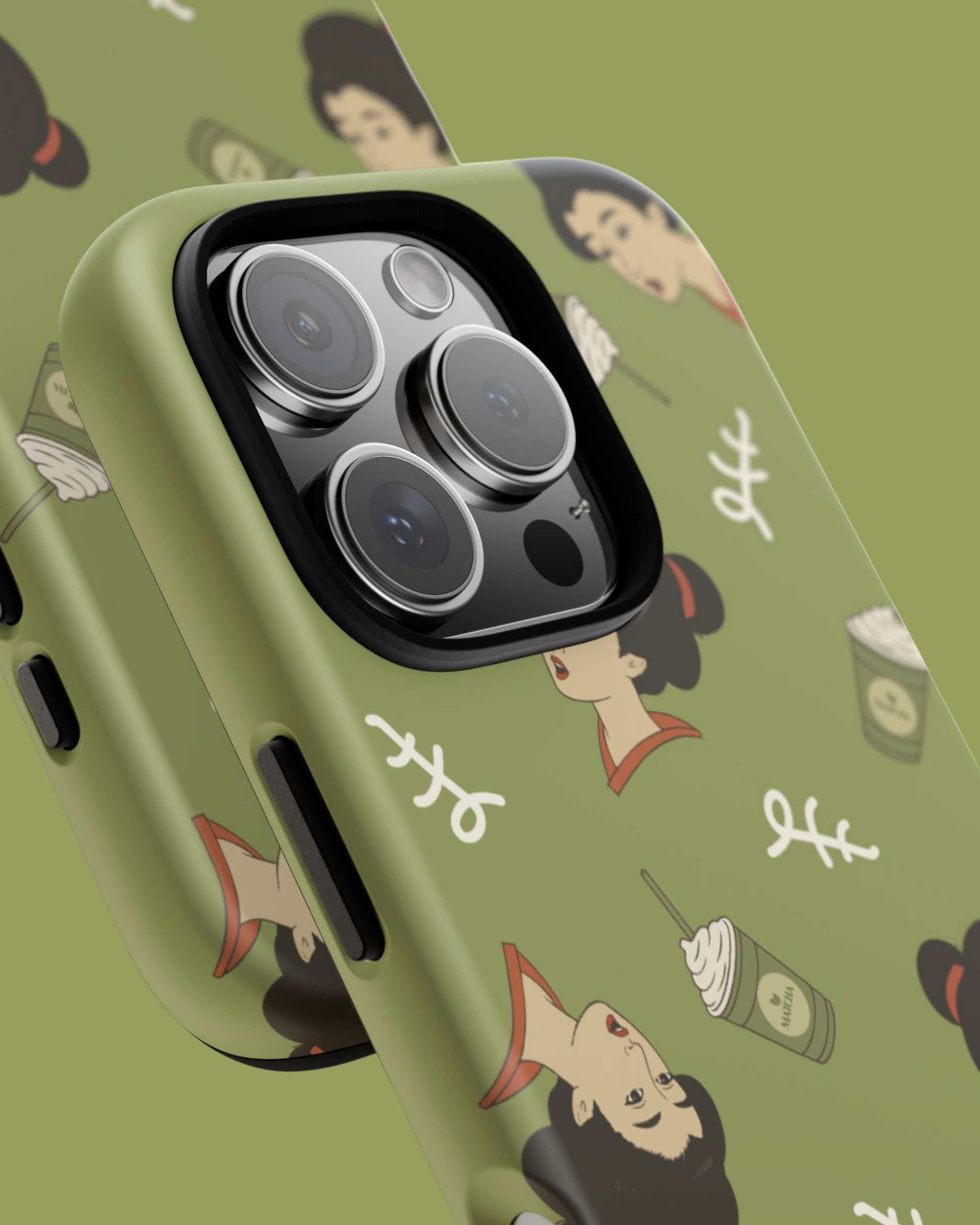 Charming Geisha iPhone Case | Matcha