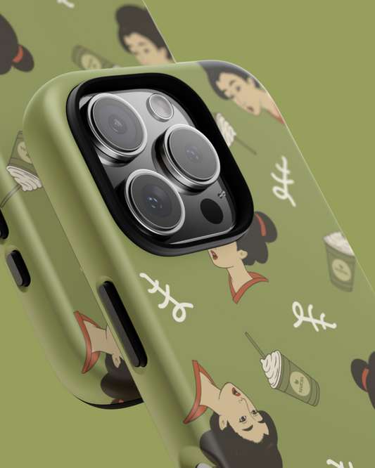Charming Geisha iPhone Case | Matcha