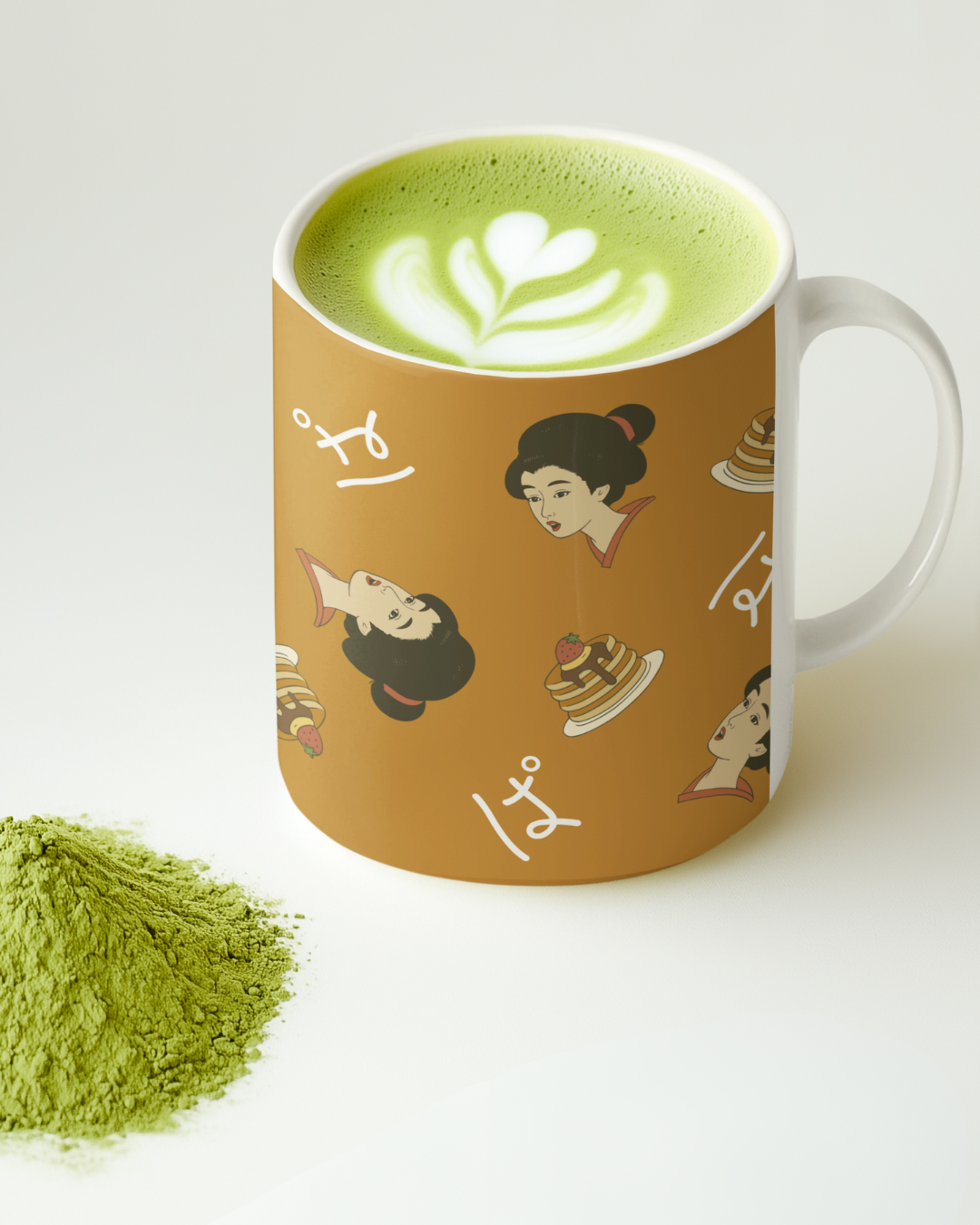 Charming Geisha Ceramic Mug | Pancake
